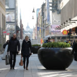 Marte planteringkaÌrl, stor modell. Trafikhinder och plantering, Drottninggatan i Stockholm. Design Bellitalia